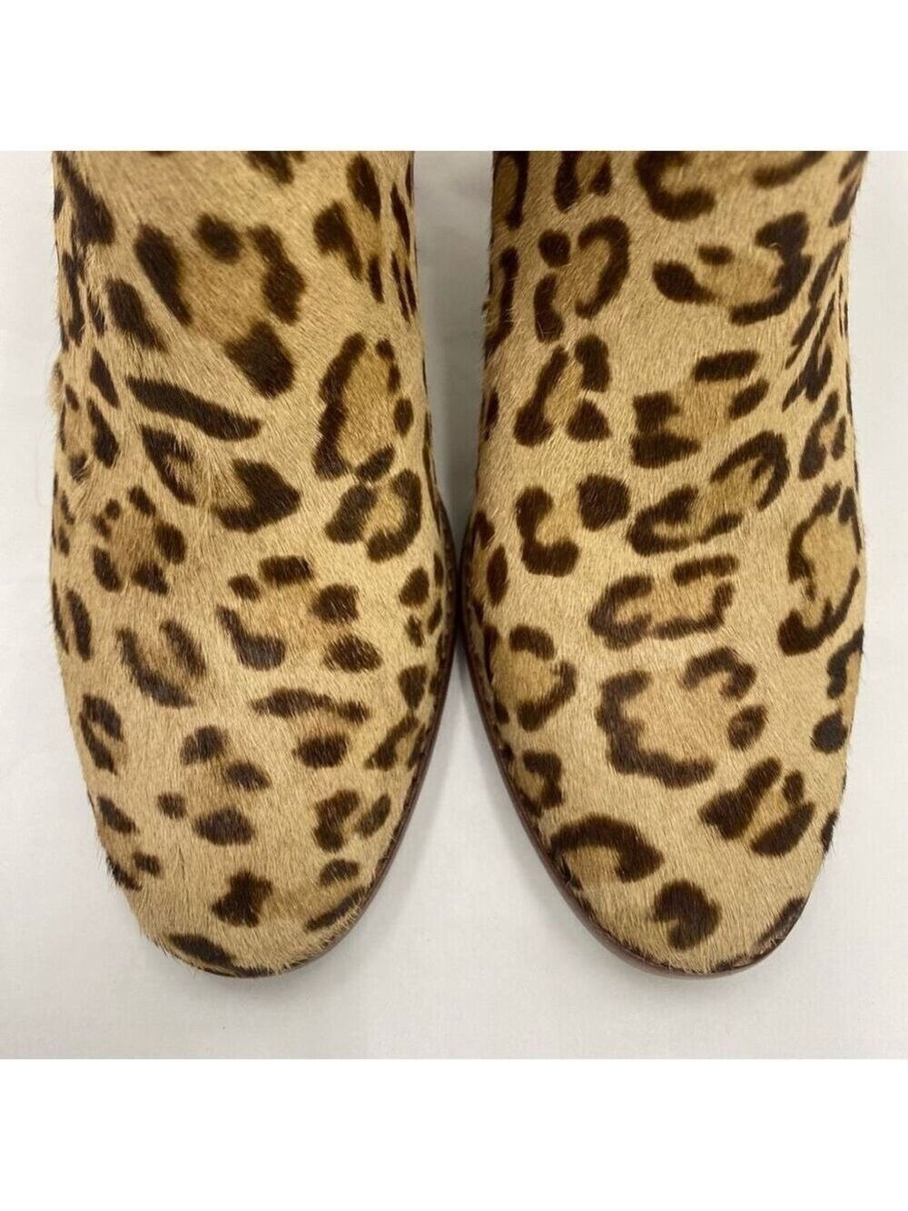 Lauren Ralph Lauren Mylah Bootie Women’s 6.5 Leopard Print Heeled NWOB - Picture 6 of 12